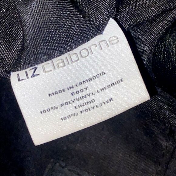 Liz Clairborne Leanne 4 Poster Shoulder Bag Tan and Black - Picture 12 of 12